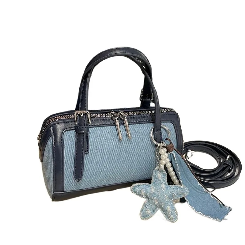 2026 New Fashion Portable Niche Light Luxury Denim Bag Exquisite Shoulder Messenger Women's Bag Temperament Commuting Handbags
2026 New Fashion Portable Niche Light Luxury Denim Bag Exquisite Shoulder Messenger Women's Bag Temperament Commuting Handbags