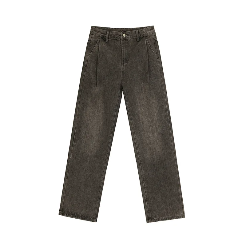 Autumn New Fashion American Men's Grey Green Casual Trendy Straight Wide Leg Loose Denim Trousers Male Korean Style Jean Pants
Autumn New Fashion American Men's Grey Green Casual Trendy Straight Wide Leg Loose Denim Trousers Male Korean Style Jean Pants