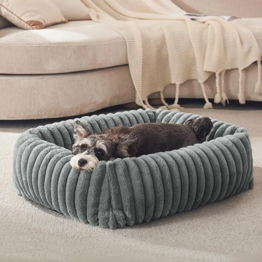 Dog Bed for Small Dogs, Washable Orthopedic Dog Bed with Removable Cover, Rectangle Soft Calming Sleeping Puppy Bed Durable Pet
Dog Bed for Small Dogs, Washable Orthopedic Dog Bed with Removable Cover, Rectangle Soft Calming Sleeping Puppy Bed Durable Pet