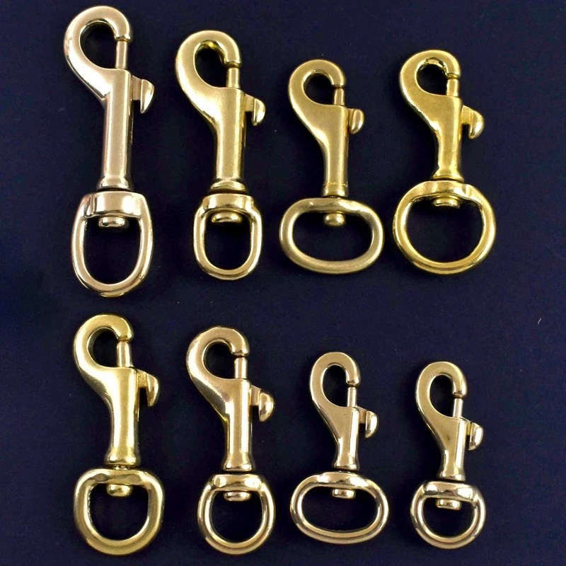 2Pcs Solid Brass Swivel Lobster Clasp Trigger Snap Hook 10-30mm for Bag Strap Connector Keyring Hooks DIY Hardware Accessories
2Pcs Solid Brass Swivel Lobster Clasp Trigger Snap Hook 10-30mm for Bag Strap Connector Keyring Hooks DIY Hardware Accessories