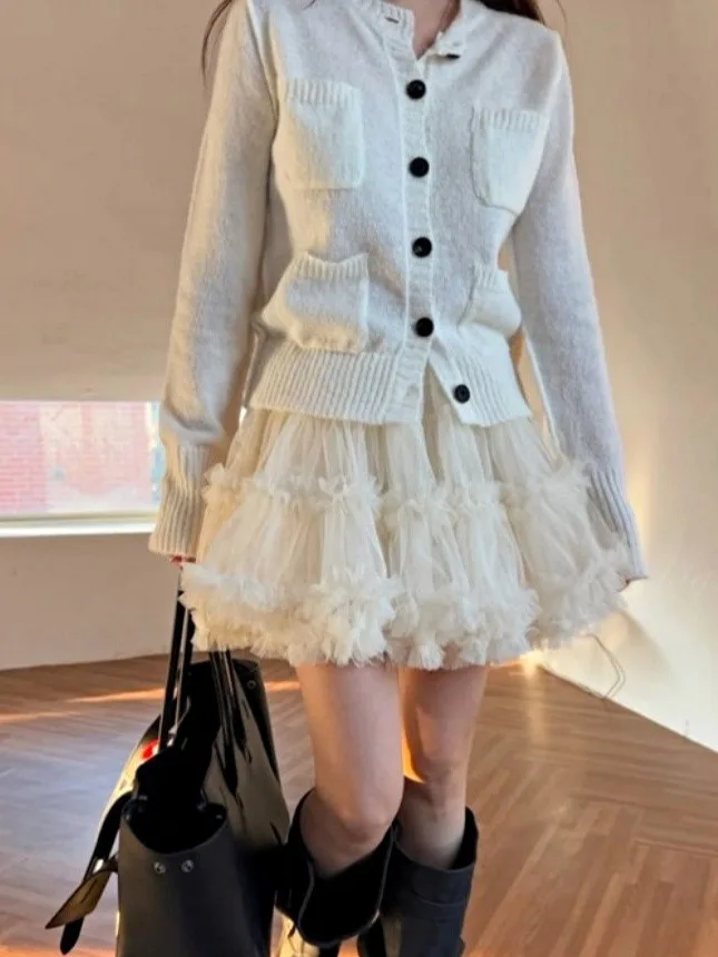 Корейская юбка трапециевидной формы, женская модная юбка-тортик, юбка с высокой талией, мясо, закрывающая тело, юбка
Корейская юбка трапециевидной формы, женская модная юбка-тортик, юбка с высокой талией, мясо, закрывающая тело, юбка