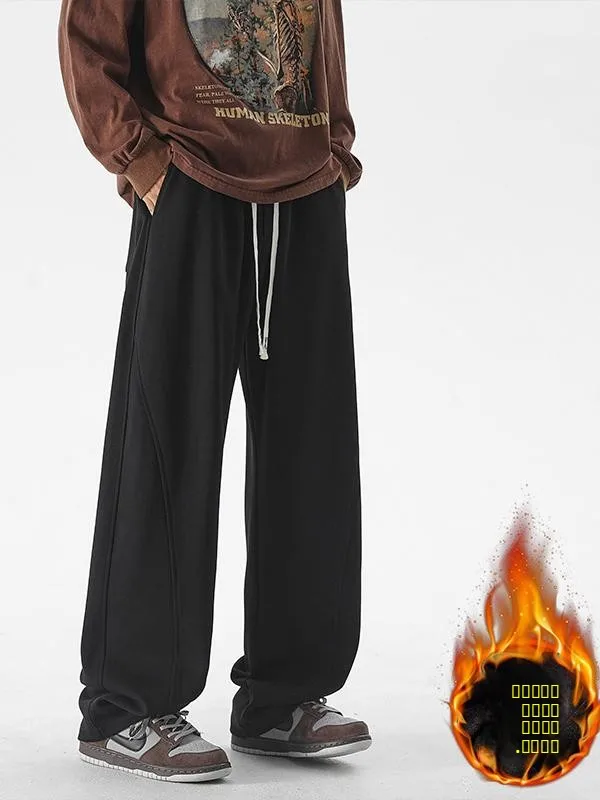 Свободные спортивные брюки оверсайз из утолщенного флиса, прямого кроя, из смесового хлопка и полиэстера, осенние, длинные
Свободные спортивные брюки оверсайз из утолщенного флиса, прямого кроя, из смесового хлопка и полиэстера, осенние, длинные