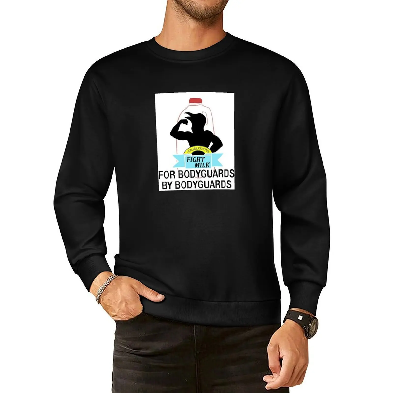 Fight Milk! Pullover Hoodie autumn korean autumn clothes mens designer clothes autumn new products men's sweatshirts
Fight Milk! Pullover Hoodie autumn korean autumn clothes mens designer clothes autumn new products men's sweatshirts