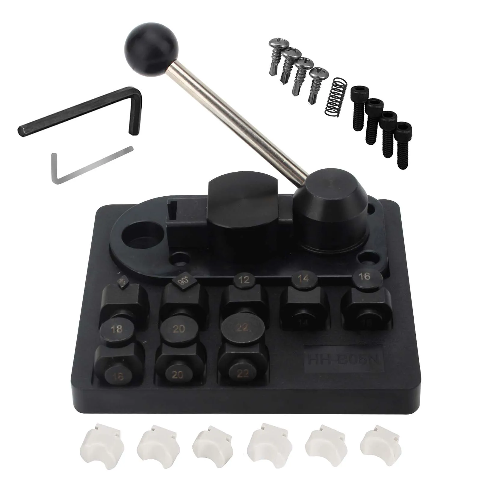 Multi-Functional Ring Bender: Ring Making Tool with Nylon Dies for Easy Ring and Earring Bending
Multi-Functional Ring Bender: Ring Making Tool with Nylon Dies for Easy Ring and Earring Bending