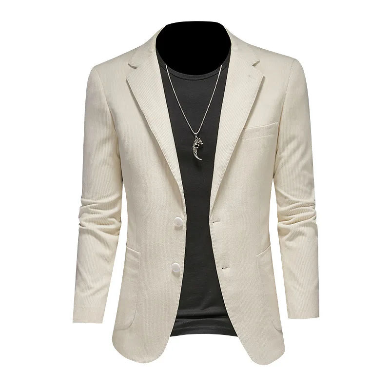 KIDWHXR Man Suit Coat Spring Simple Solid Color Turn Down Collar Men Outerwear Single-breasted Long Sleeve Casual Male Blazer
KIDWHXR Man Suit Coat Spring Simple Solid Color Turn Down Collar Men Outerwear Single-breasted Long Sleeve Casual Male Blazer
