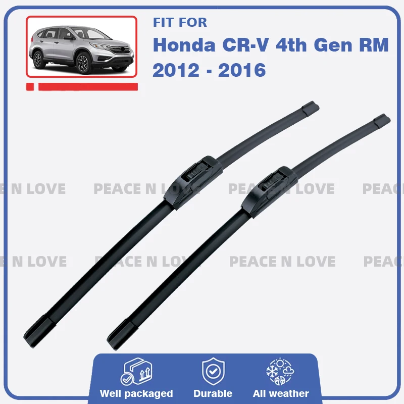 Wiper Blades For Honda CR-V CR V CRV 4th Gen RM Silicone 2012 - 2016 Front 2PC Windshield Windscreen Window Accessories Refill
Wiper Blades For Honda CR-V CR V CRV 4th Gen RM Silicone 2012 - 2016 Front 2PC Windshield Windscreen Window Accessories Refill