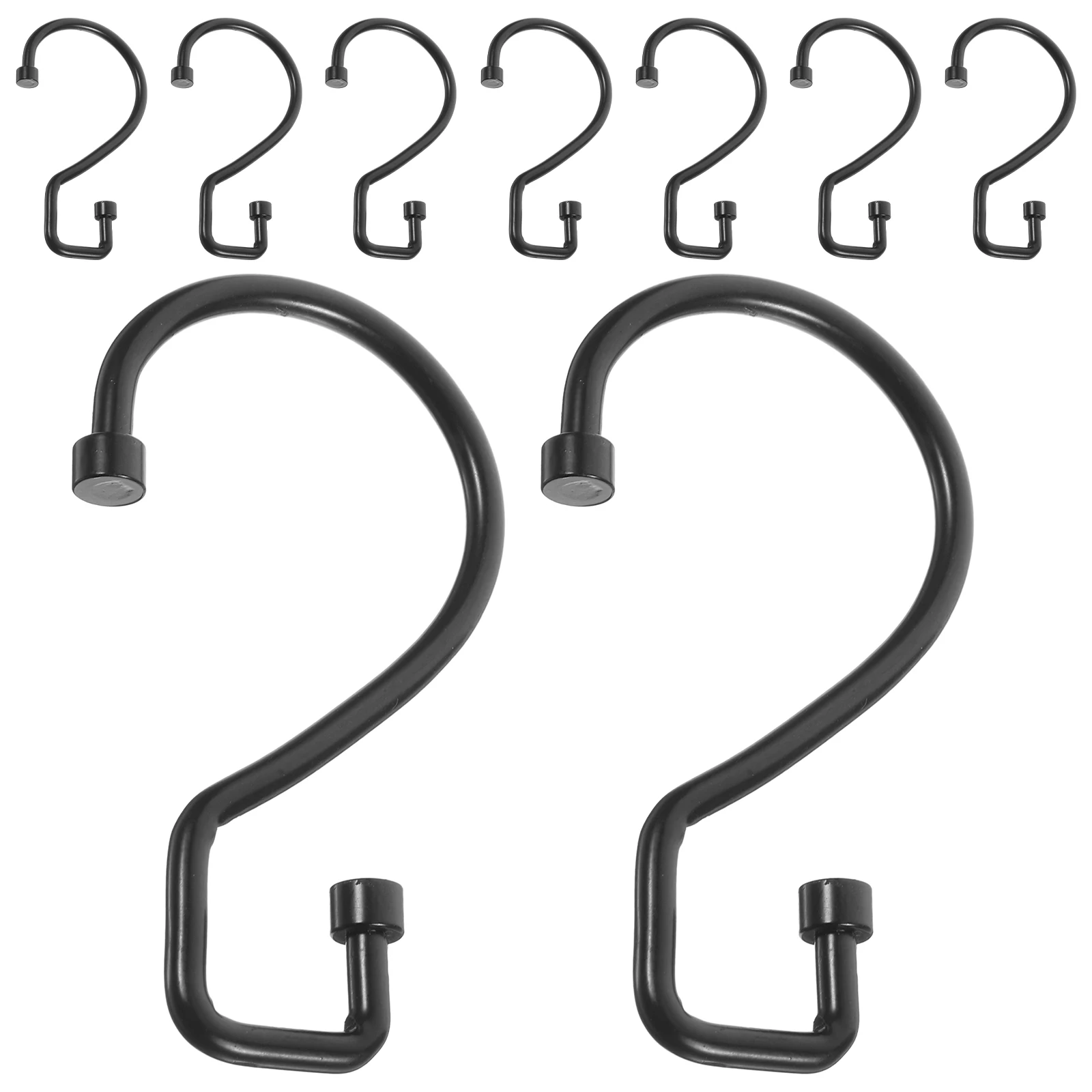 12 Pcs Black Iron Shower Hooks for Curtain Drapes Holders S Shape Hangers Bathroom Cylinder S Hooks Towel Cabinet ganizers
12 Pcs Black Iron Shower Hooks for Curtain Drapes Holders S Shape Hangers Bathroom Cylinder S Hooks Towel Cabinet ganizers