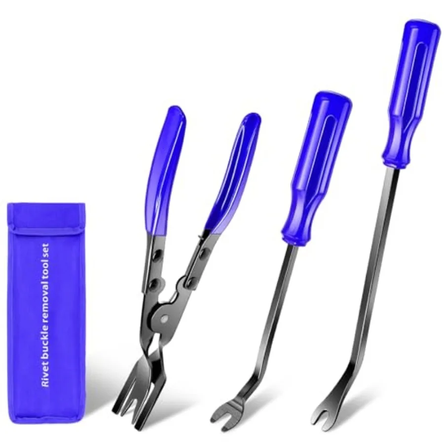 AXELECT 3 Pcs Auto Clip Pliers Fastener Remover Tool Car Clip Removal Tool Trim Rivet Removal Pry Tool Repair Kit with Storage
AXELECT 3 Pcs Auto Clip Pliers Fastener Remover Tool Car Clip Removal Tool Trim Rivet Removal Pry Tool Repair Kit with Storage