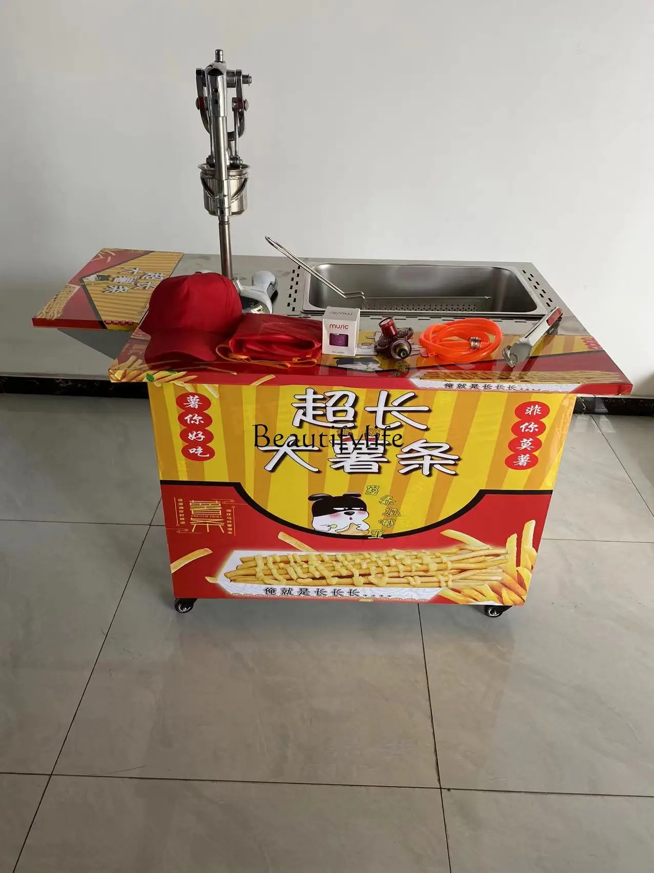 Fried gold fries machine equipment stall commercial mobile potato chips cart
Fried gold fries machine equipment stall commercial mobile potato chips cart