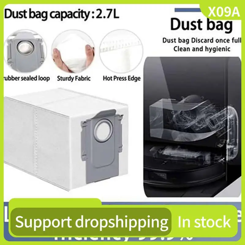 X09A For Roborock S9 Maxv Ultra Replacement Accessories Brush Hepa Filter Dust Bag Mop Cloth Efficient Household Cleaning Access
X09A For Roborock S9 Maxv Ultra Replacement Accessories Brush Hepa Filter Dust Bag Mop Cloth Efficient Household Cleaning Access