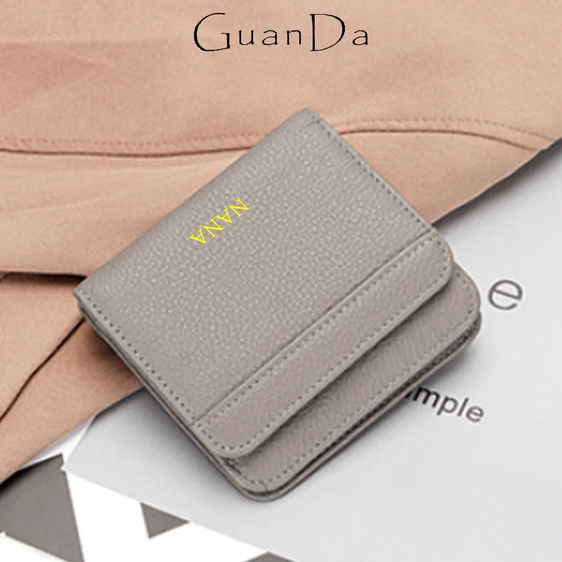 Genuine Leather Luxury Folding Wallet For Woman Man Multifunction Custom Name Card Holder Fashion Cowhide Versatile Coin Purse
Genuine Leather Luxury Folding Wallet For Woman Man Multifunction Custom Name Card Holder Fashion Cowhide Versatile Coin Purse