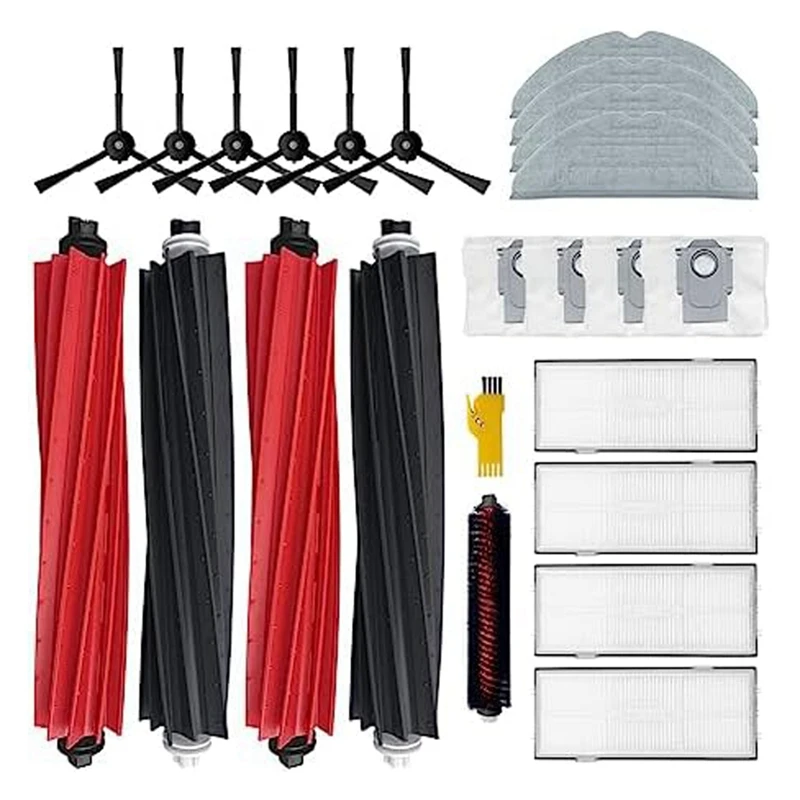 For Roborock S8 Pro Ultra/S8+/S8 Vac Cleaner Replacement Kit Dock Self-Cleaning Roller Side Brush Mop Cloths Filter Bags
For Roborock S8 Pro Ultra/S8+/S8 Vac Cleaner Replacement Kit Dock Self-Cleaning Roller Side Brush Mop Cloths Filter Bags