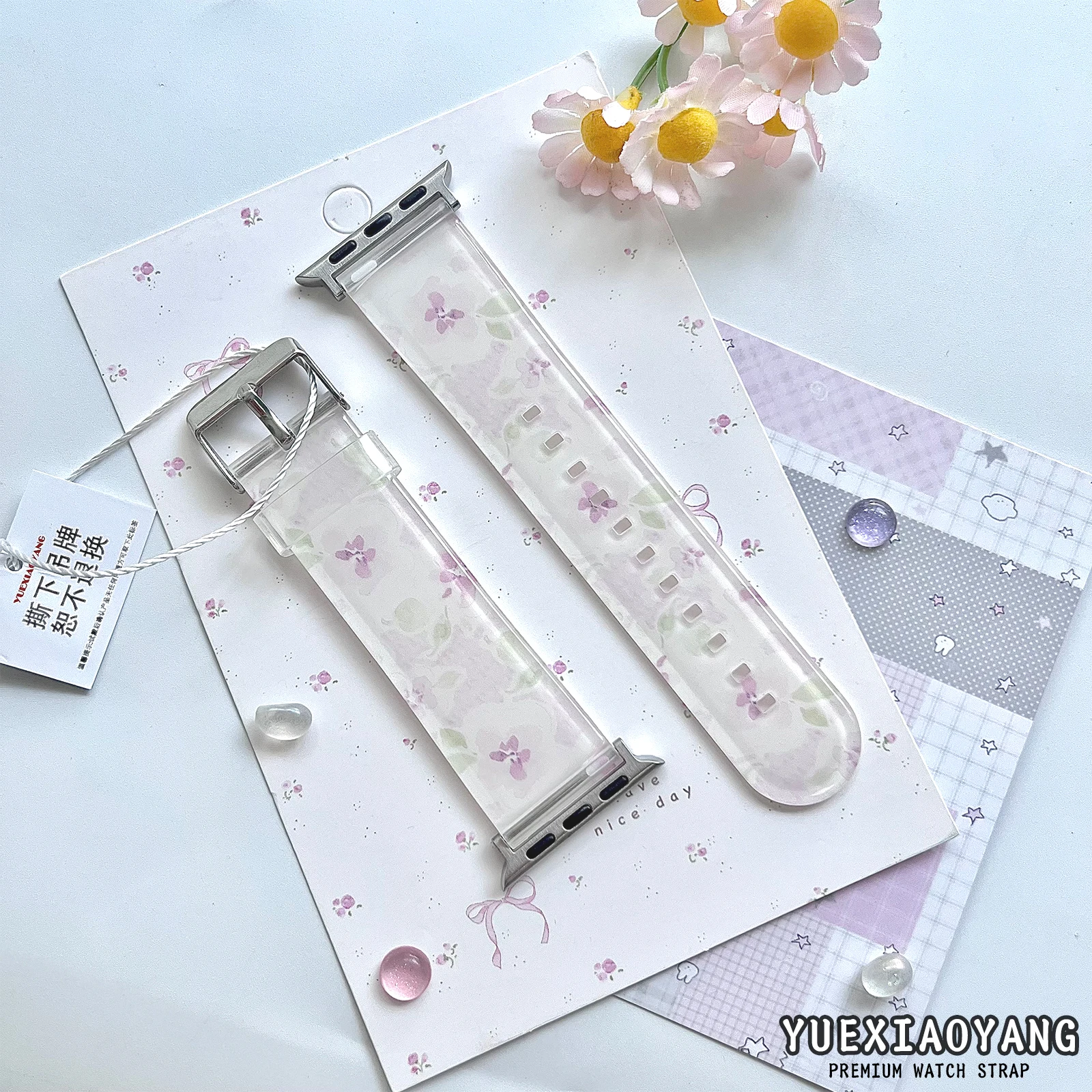 Qingxin flowers and plants Series Strap for Apple Watch 10 9 8 7 Band Bracelet for iWatch 46mm 42mm 41mm 40mm Watchband
Qingxin flowers and plants Series Strap for Apple Watch 10 9 8 7 Band Bracelet for iWatch 46mm 42mm 41mm 40mm Watchband