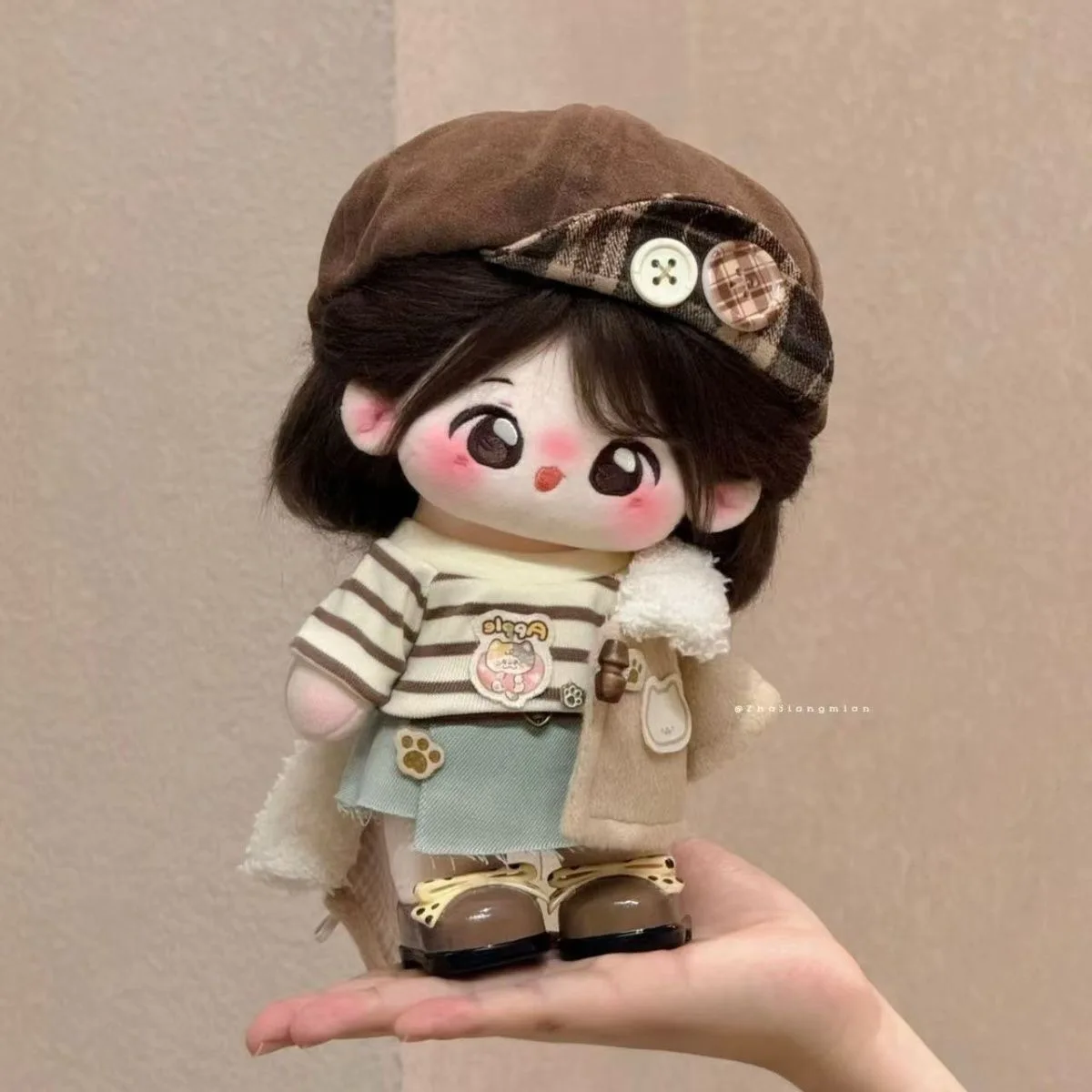 Baby Clothes 20CM Coffe Color Beret Hat Coat Skirt Tops Outfit 20cm Cotton Doll Clothes Replacement Outfit Cute
Baby Clothes 20CM Coffe Color Beret Hat Coat Skirt Tops Outfit 20cm Cotton Doll Clothes Replacement Outfit Cute
