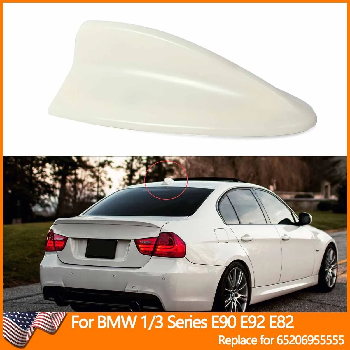 Car Shark Fin Antenna For BMW E90 E91 E92 3 Seires M3 E82 Replace for 65206955555 2007-2013 Car Radio FM AM Aerials Cap
Car Shark Fin Antenna For BMW E90 E91 E92 3 Seires M3 E82 Replace for 65206955555 2007-2013 Car Radio FM AM Aerials Cap