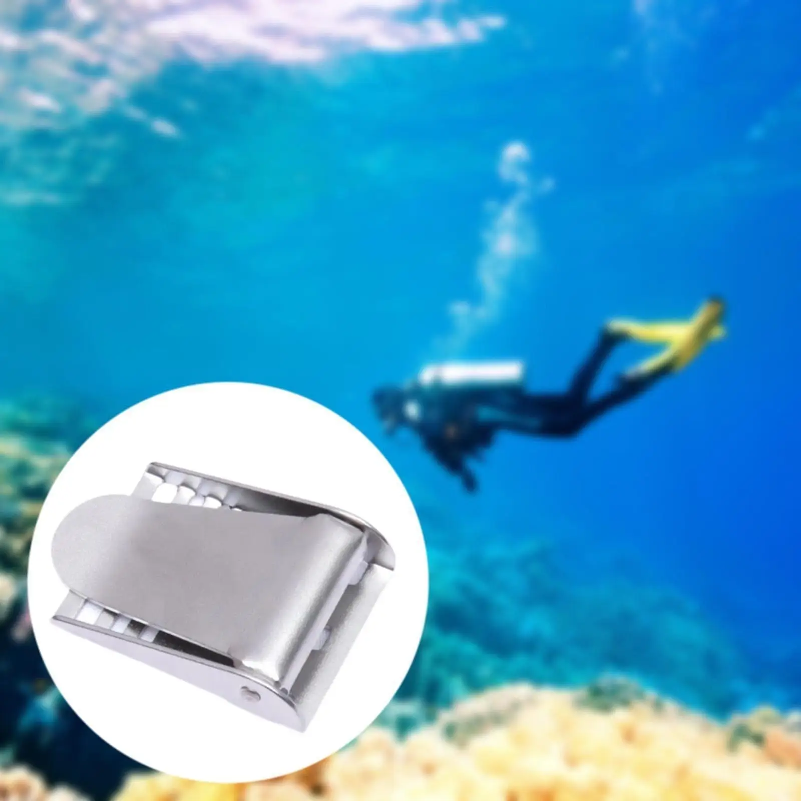 Scuba Diving Belt Buckle Quick Release Waist Strap Lightweight Stainless Steel Dive Weight Holder for Fishing Sailing
Scuba Diving Belt Buckle Quick Release Waist Strap Lightweight Stainless Steel Dive Weight Holder for Fishing Sailing