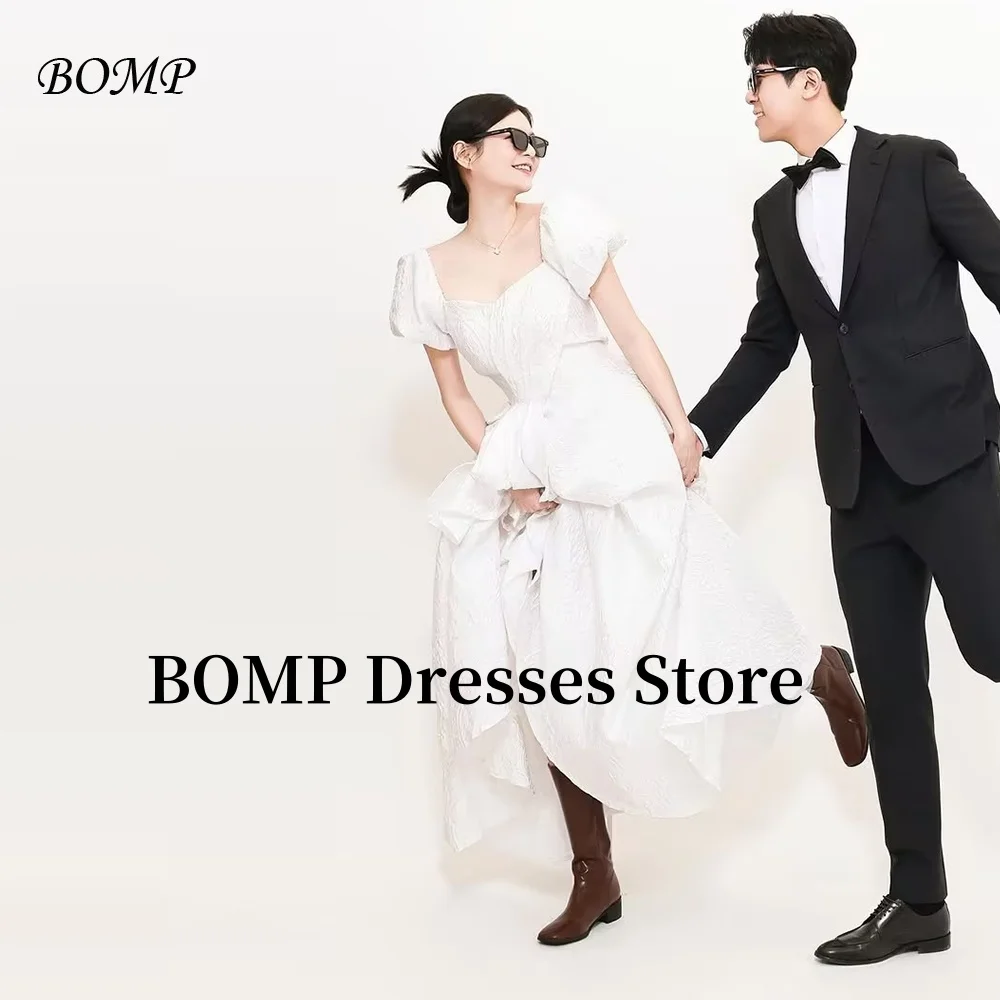 BOMP Puff Sleeves Evening Party Dresses Draped Sleveless Long Prom Gowns A-Line Korea Wedding Dress Photo Shoot Customized
BOMP Puff Sleeves Evening Party Dresses Draped Sleveless Long Prom Gowns A-Line Korea Wedding Dress Photo Shoot Customized