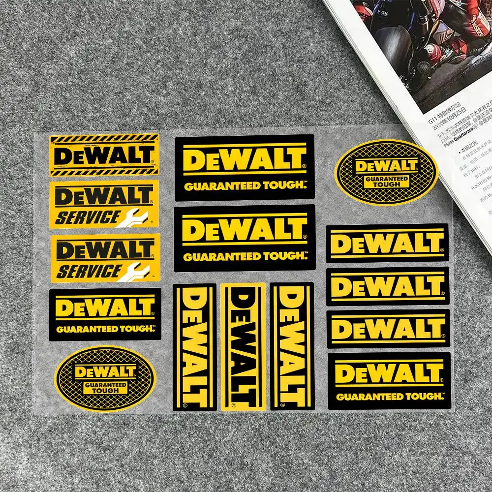 For DEWALT Stickers Moto Sticker Auto Body Bumper Windows Motorcycle Laptop Walls Vinyl Decal Car Tuning Accessories
For DEWALT Stickers Moto Sticker Auto Body Bumper Windows Motorcycle Laptop Walls Vinyl Decal Car Tuning Accessories