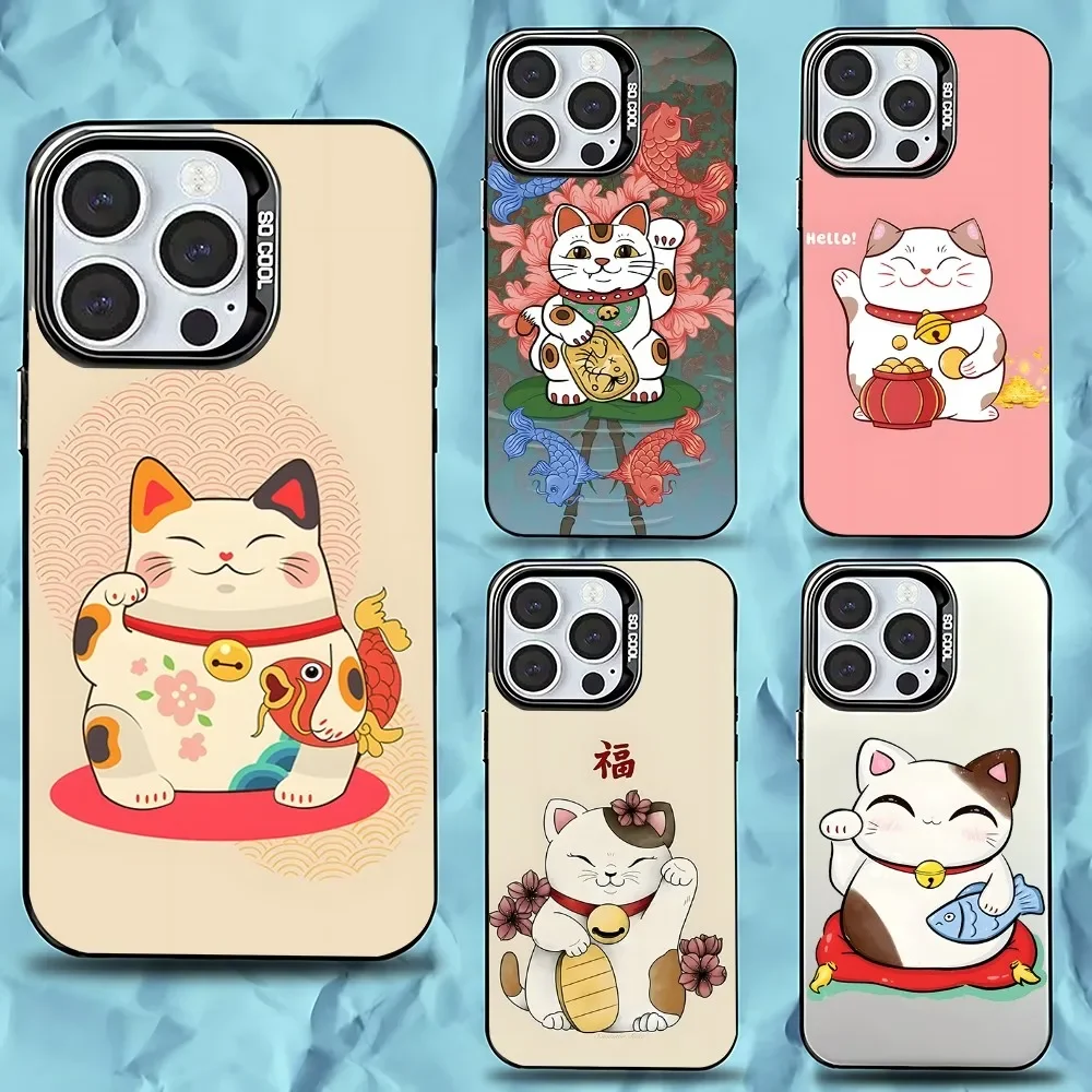 Japan Lucky Cat Phone Case For iPhone 16,15,14,13,12,11,Pro,Max,Plus,Mini,XS,SE Anti Fall Black Matte Hard Bumper
Japan Lucky Cat Phone Case For iPhone 16,15,14,13,12,11,Pro,Max,Plus,Mini,XS,SE Anti Fall Black Matte Hard Bumper