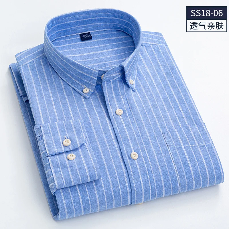 Spring and autumn men's cotton plaid long-sleeved shirt free ironing business breathable leisure comfortable fashion everything
Spring and autumn men's cotton plaid long-sleeved shirt free ironing business breathable leisure comfortable fashion everything