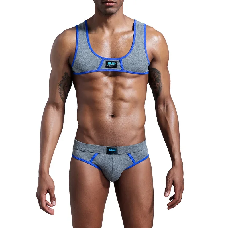 Panties cotton men's underwear cotton sports fitness suit men's youth tide suit fashion
Panties cotton men's underwear cotton sports fitness suit men's youth tide suit fashion