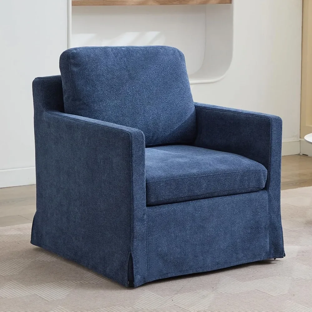 360 Degree Square Swivel Chair for Living Room, Mid Century Modern Upholstered Swivel Barrel Chair,Comfy Sofa Armchairs
360 Degree Square Swivel Chair for Living Room, Mid Century Modern Upholstered Swivel Barrel Chair,Comfy Sofa Armchairs