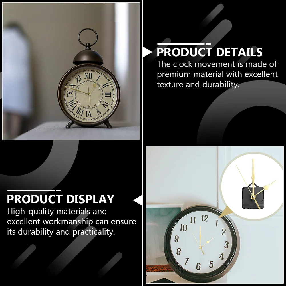 2Pcs Clock Mechanism Set Premium Material Easy Installation for Various Clocks Quartz Clock Movement Mute Movement
2Pcs Clock Mechanism Set Premium Material Easy Installation for Various Clocks Quartz Clock Movement Mute Movement