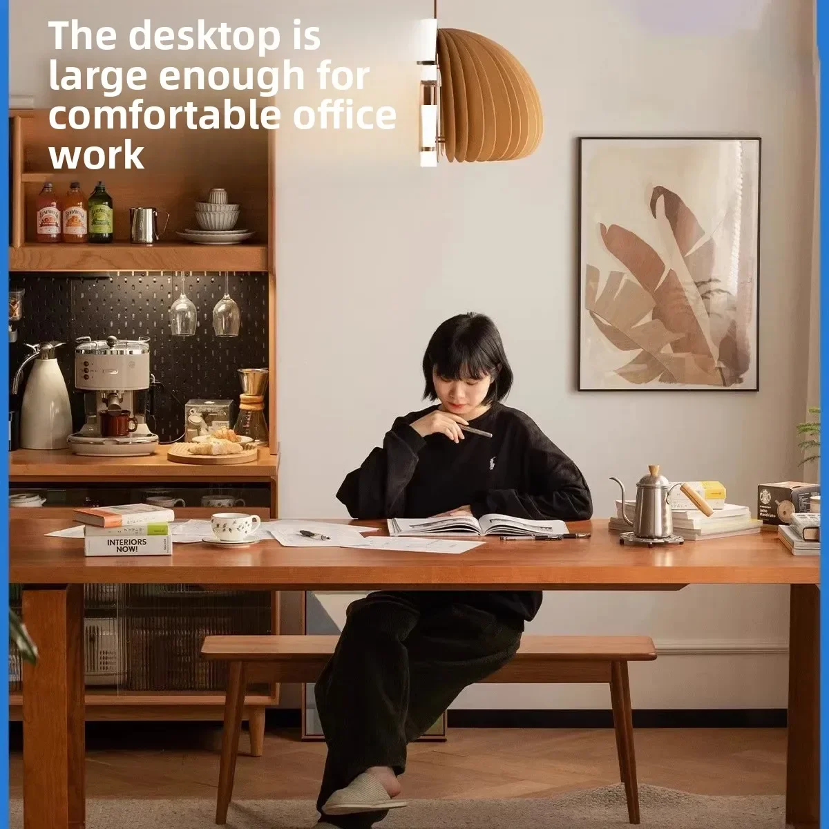 Living Room Study Office Workbench Household Solid Wood Blue Whale Large Board Dining Table
Living Room Study Office Workbench Household Solid Wood Blue Whale Large Board Dining Table