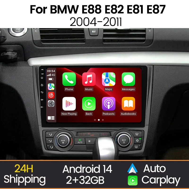 MEKEDE Android Screen Car Radio For BMW 1-Series E88 E82 E81 E87 2004 - 2011 Car Multimedia Video Player Wireless CarPlay Auto
MEKEDE Android Screen Car Radio For BMW 1-Series E88 E82 E81 E87 2004 - 2011 Car Multimedia Video Player Wireless CarPlay Auto