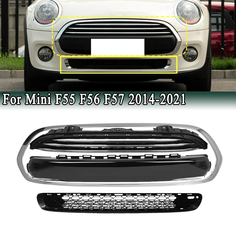 Для Mini F55 F56 F57 Hatchback Convertible 2014-2021 Решетка переднего бампера Обрамления рамки Панель номерного знака Нижний вентиляционный ABS
Для Mini F55 F56 F57 Hatchback Convertible 2014-2021 Решетка переднего бампера Обрамления рамки Панель номерного знака Нижний вентиляционный ABS