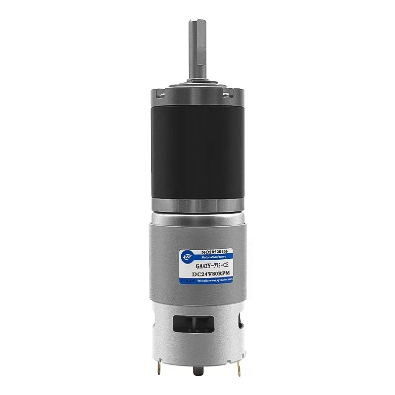 GA42Y planetary deceleration motor 12v24v DC Motor 775 speed regulation minitype low speed high torque motor
GA42Y planetary deceleration motor 12v24v DC Motor 775 speed regulation minitype low speed high torque motor