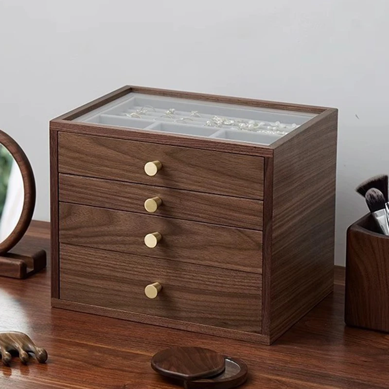 Ящик для хранения ювелирных изделий, деревянное ожерелье, кольцо-органайзер, коробки для упаковки сережек большой емкости, 4-слойные шкатулки для драгоценностей
Ящик для хранения ювелирных изделий, деревянное ожерелье, кольцо-органайзер, коробки для упаковки сережек большой емкости, 4-слойные шкатулки для драгоценностей