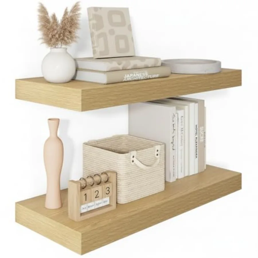 12 Inch Deep Floating Shelves 24 inch Long, 24 x 12 Wide Display Shelves with Invisible Brackets, Shelf for Bedroom Bathroom Li
12 Inch Deep Floating Shelves 24 inch Long, 24 x 12 Wide Display Shelves with Invisible Brackets, Shelf for Bedroom Bathroom Li