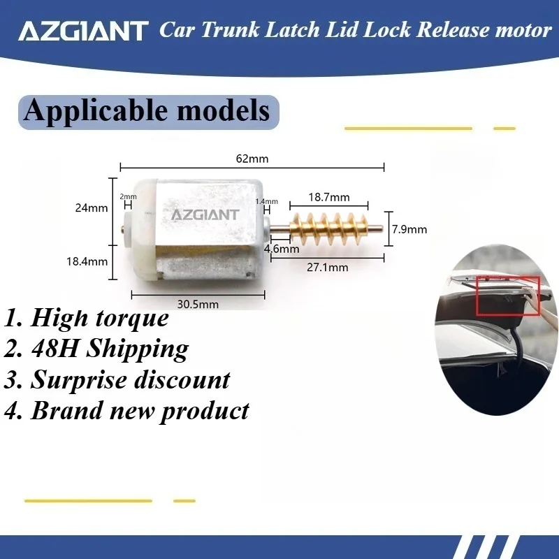 AZGIANT Car Rear Trunk Hatch Lock Actuator motor For Mercedes Benz GL-Class X164 GL320/ML-Class W164 ML280 ML300 ML320 DIY
AZGIANT Car Rear Trunk Hatch Lock Actuator motor For Mercedes Benz GL-Class X164 GL320/ML-Class W164 ML280 ML300 ML320 DIY