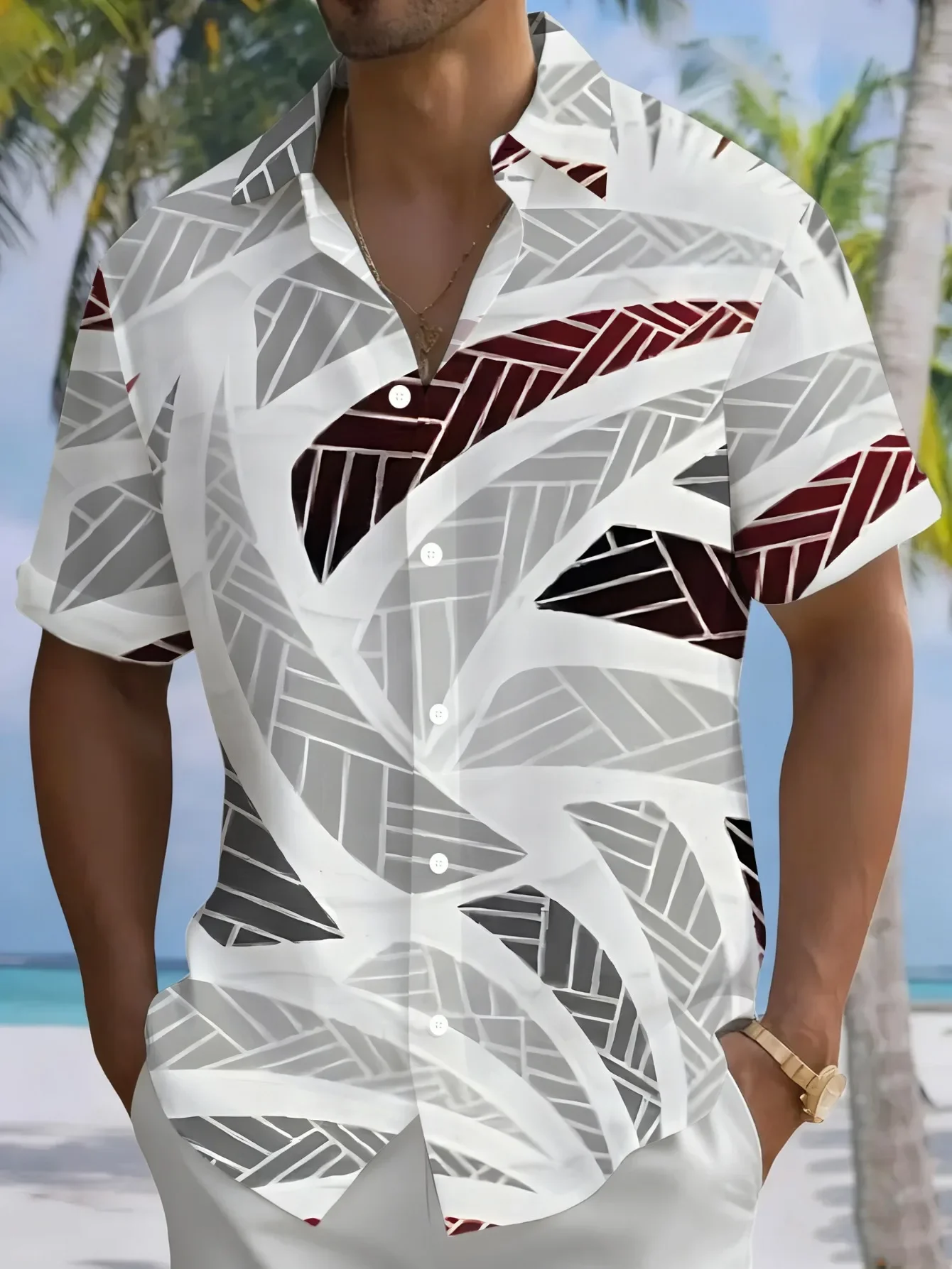 Summer Casual Print Shirt For Men Hawaiian Style Man Short Sleeve Fashion Beach Wear Breathable Holiday Party Tops
Summer Casual Print Shirt For Men Hawaiian Style Man Short Sleeve Fashion Beach Wear Breathable Holiday Party Tops