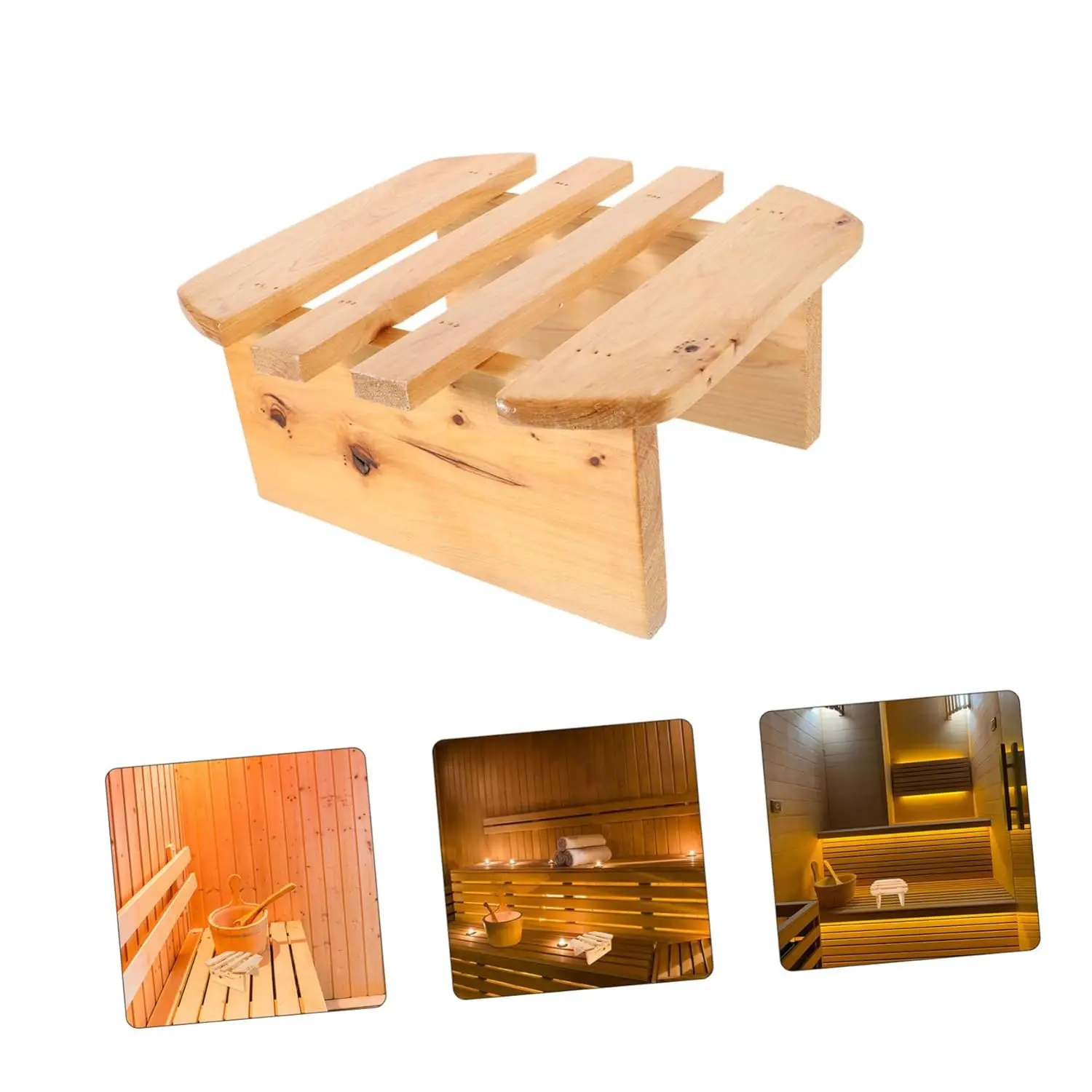 Portable Wooden Foot Stool Portable sauna bench for Sauna and Foot Bath Comfortable and Anti-slip for Home Beauty Salons Travel
Portable Wooden Foot Stool Portable sauna bench for Sauna and Foot Bath Comfortable and Anti-slip for Home Beauty Salons Travel