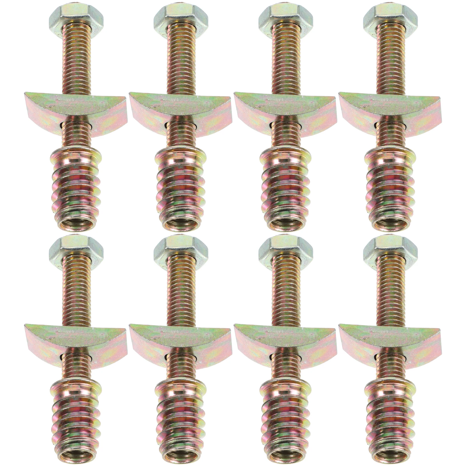 8 Sets M8 Iron Screw Rod Connectors Bed Frame Parts Furniture Bolts Adjustable Hardware Kit Corrosion Resistance Fits Headboards
8 Sets M8 Iron Screw Rod Connectors Bed Frame Parts Furniture Bolts Adjustable Hardware Kit Corrosion Resistance Fits Headboards