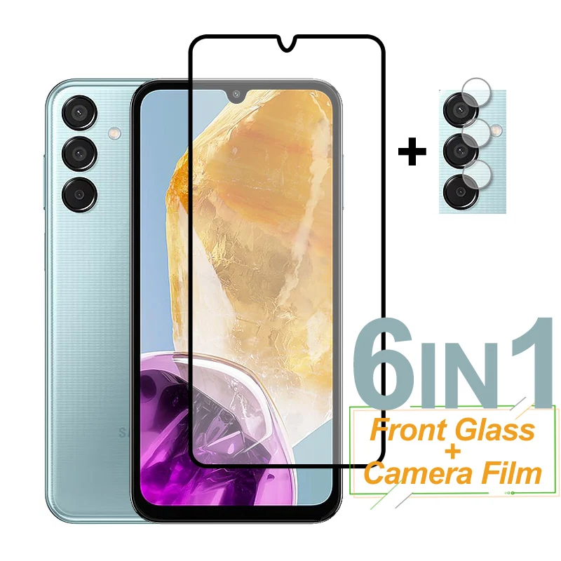 For Samsung Galaxy M15 Glass Screen Protector Full Cover Tempered Glass Protective Phone Camera Lens Film For Samsung Galaxy M15
For Samsung Galaxy M15 Glass Screen Protector Full Cover Tempered Glass Protective Phone Camera Lens Film For Samsung Galaxy M15