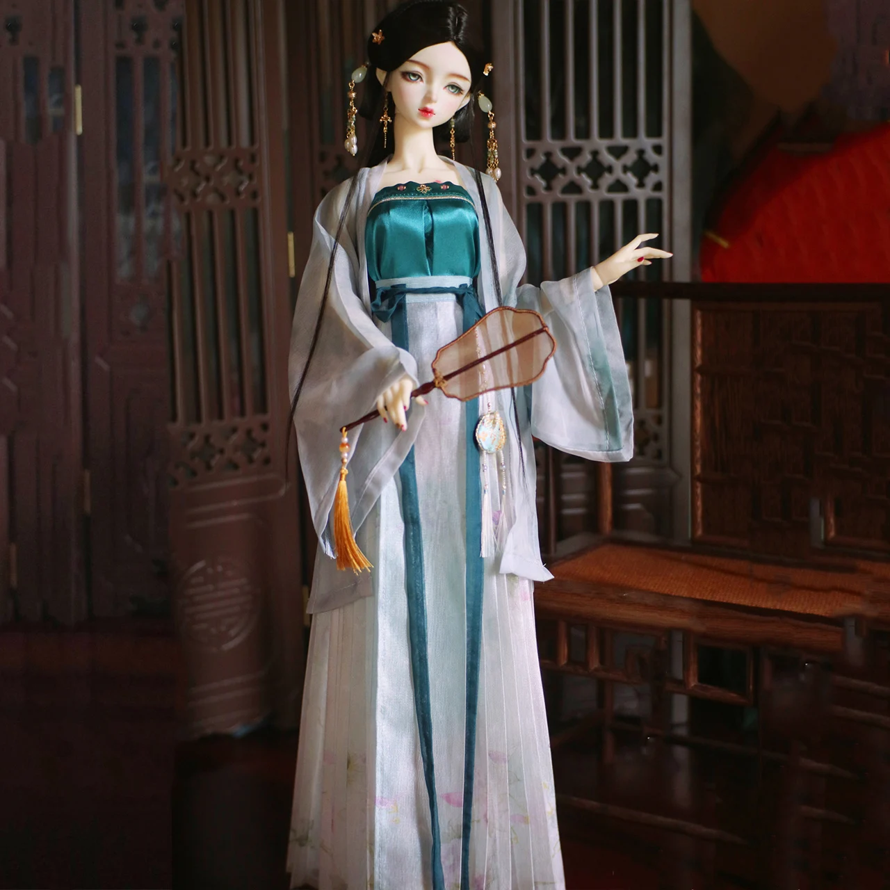 1/6 1/4 1/3 BJD Ancient Costume Skirt Chinese Hanfu Long Robe Fairy Dress For BJD/SD MSD SD13 Big Girl Doll Accessories A2151
1/6 1/4 1/3 BJD Ancient Costume Skirt Chinese Hanfu Long Robe Fairy Dress For BJD/SD MSD SD13 Big Girl Doll Accessories A2151