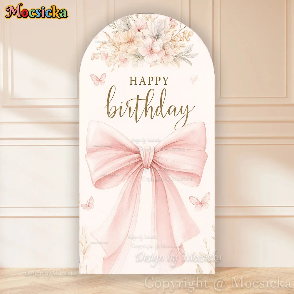 Mocsicka Happy Birthday Baby Shower Arch Backdrop Pink Bow Floral Butterfly Background Kid 1st Birthday Party Photobooth Studio
Mocsicka Happy Birthday Baby Shower Arch Backdrop Pink Bow Floral Butterfly Background Kid 1st Birthday Party Photobooth Studio