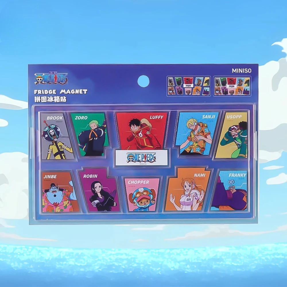 One Piece Anime Puzzle Fridge Magnets Set - Collectible Magnetic Refrigerator Stickers Kit 
One Piece Anime Puzzle Fridge Magnets Set - Collectible Magnetic Refrigerator Stickers Kit