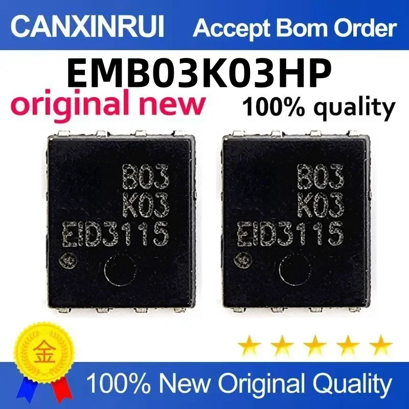 (5-100 pieces) Brand new original EMB03K03HP BO3K03 B03K03 DFN spot chip
(5-100 pieces) Brand new original EMB03K03HP BO3K03 B03K03 DFN spot chip