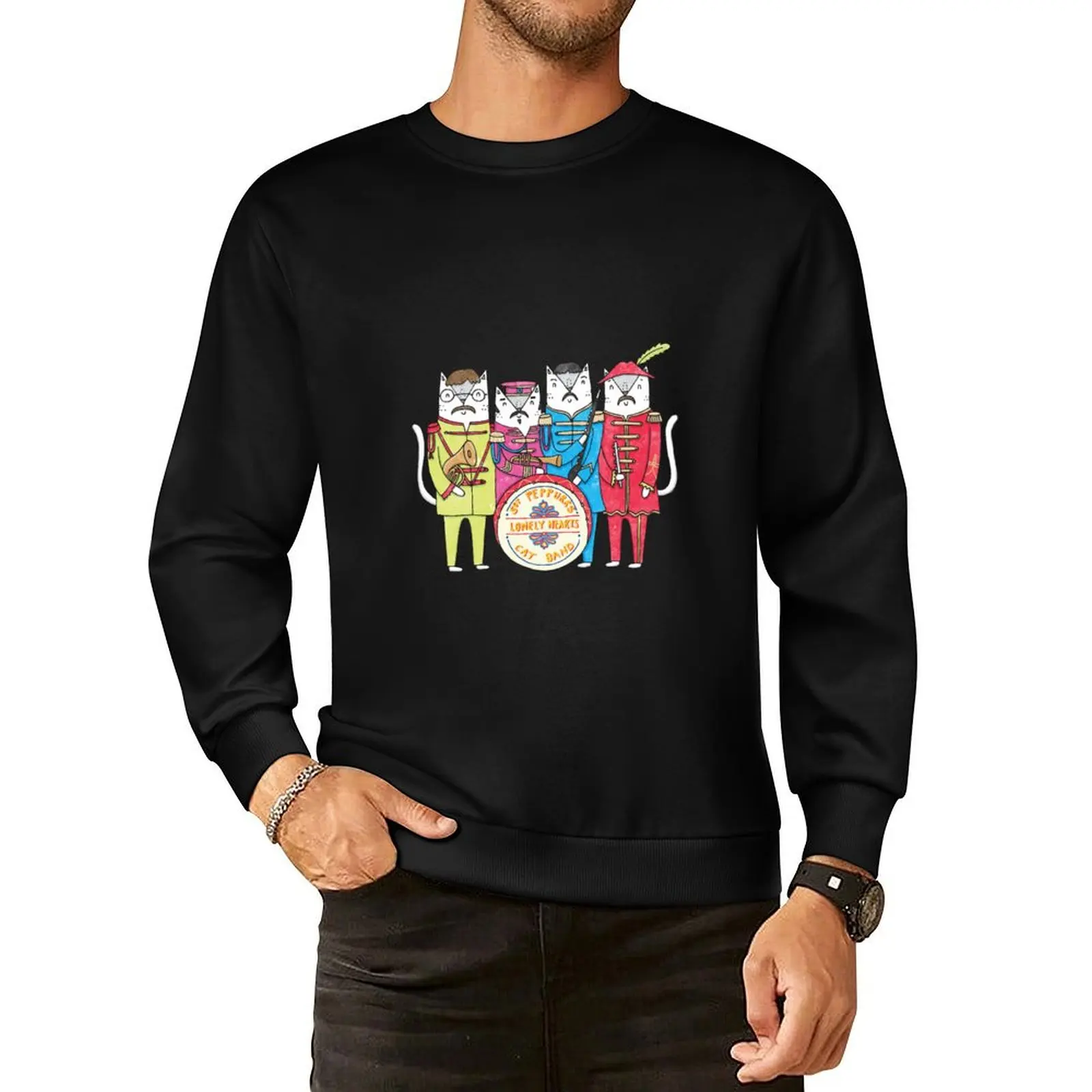 SGT Peppurr's Lonely Hearts Cats Band Pullover Hoodie mens clothes autumn sweatshirt
SGT Peppurr's Lonely Hearts Cats Band Pullover Hoodie mens clothes autumn sweatshirt