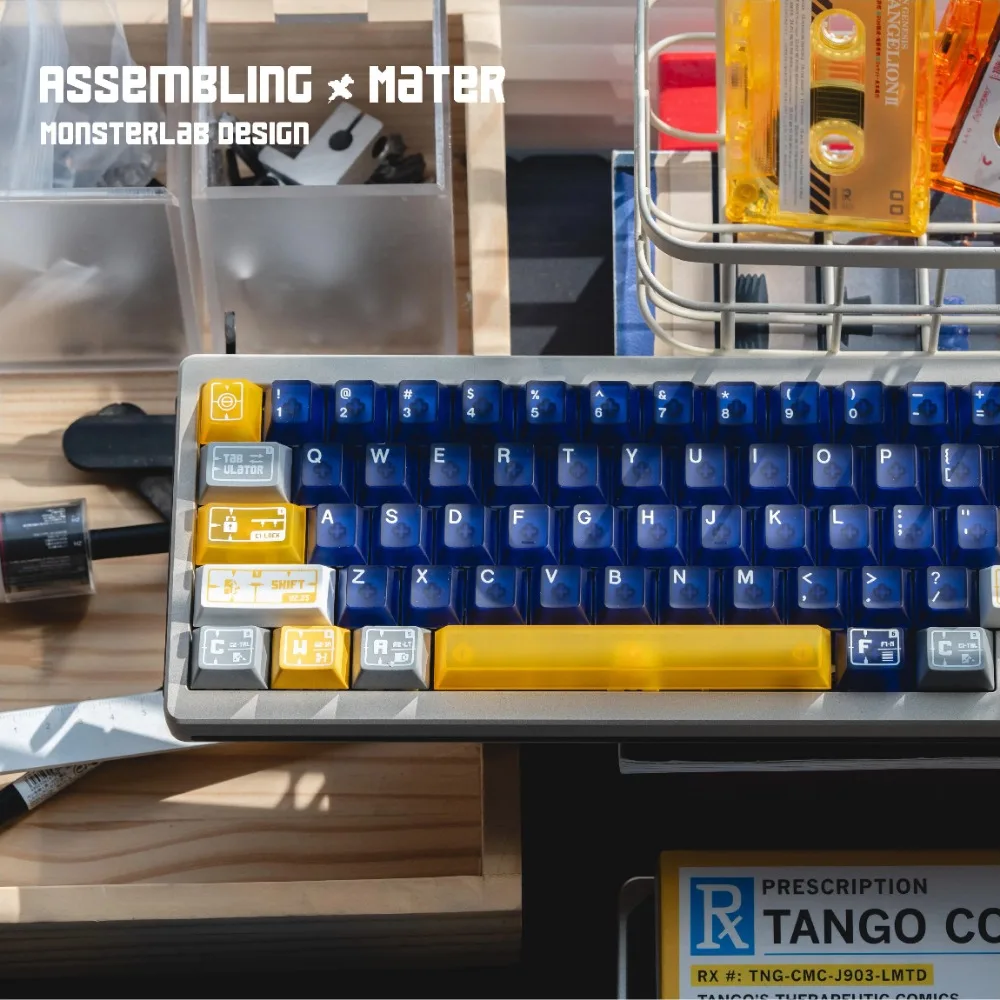 Assembling Master Theme Keycap Set PBT/PC Custom Translucent Keyboard Cap Cherry Profile Gaming KeyCap for Mechanical Keyboard
Assembling Master Theme Keycap Set PBT/PC Custom Translucent Keyboard Cap Cherry Profile Gaming KeyCap for Mechanical Keyboard
