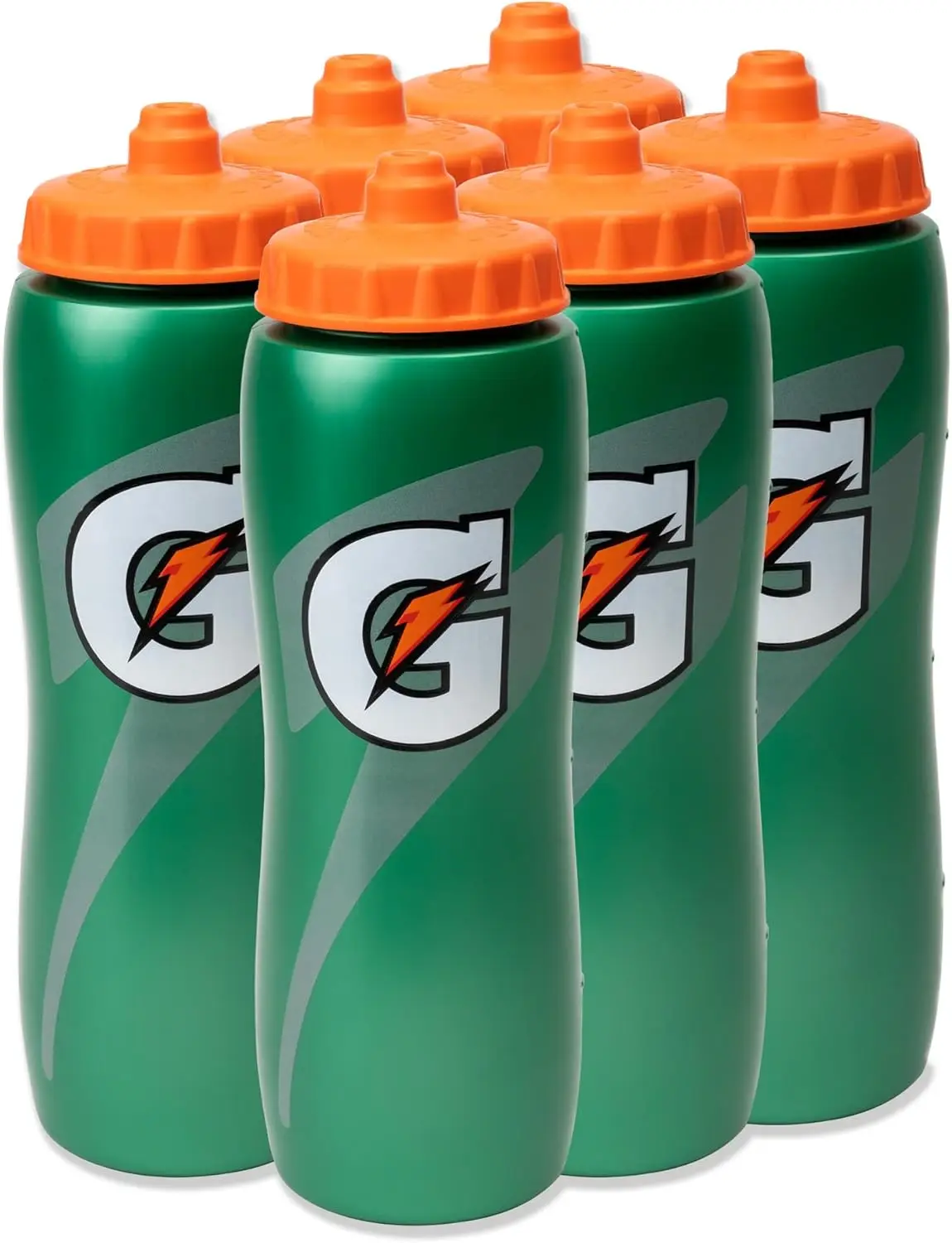 32 Oz Squeeze Water Sports Bottle Pack of 6 - Easy Grip Design for Refilling
32 Oz Squeeze Water Sports Bottle Pack of 6 - Easy Grip Design for Refilling