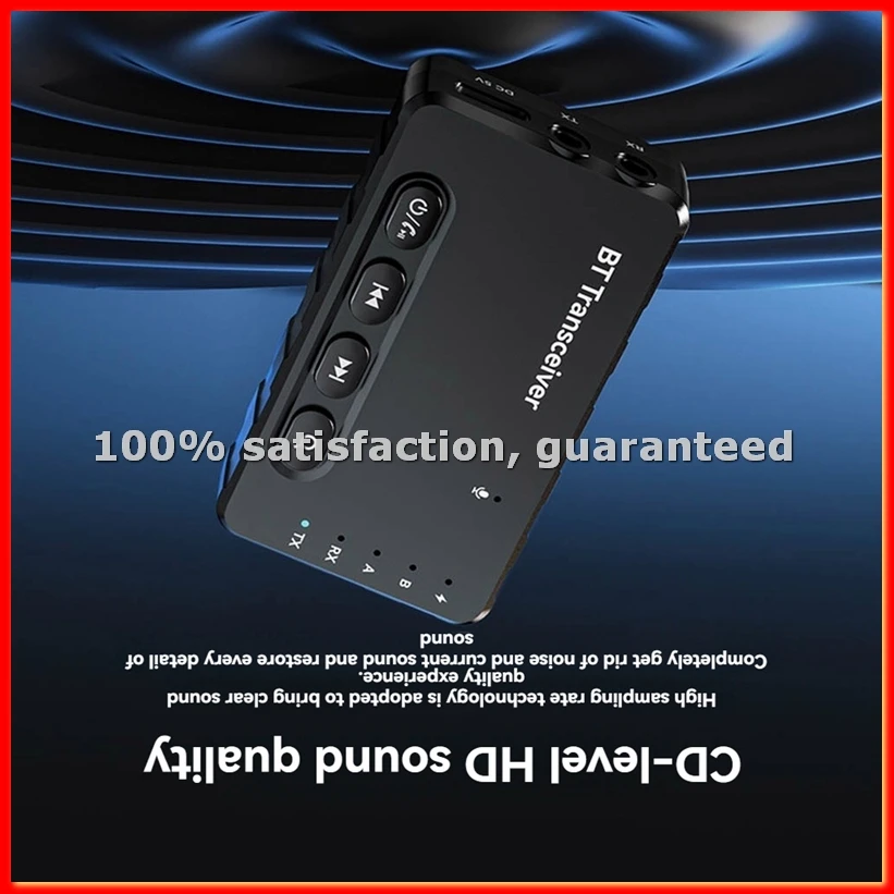 Wireless Audio Adapter Bluetooth 5.2 Transmitter Receiver Lossless Bluetooth Adapter Connected to Car Audio Adapter-A23U
Wireless Audio Adapter Bluetooth 5.2 Transmitter Receiver Lossless Bluetooth Adapter Connected to Car Audio Adapter-A23U
