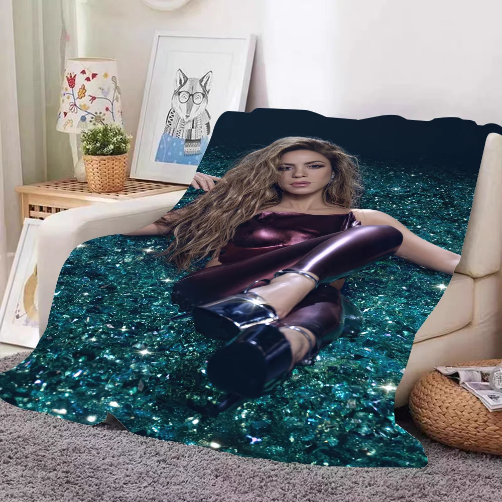 Colombian Singer Shakira Las Mujer... Blanket Design Lightweight Throw Blanket For Dorms, Naps, Living Room, Office,Sofa 
Colombian Singer Shakira Las Mujer... Blanket Design Lightweight Throw Blanket For Dorms, Naps, Living Room, Office,Sofa