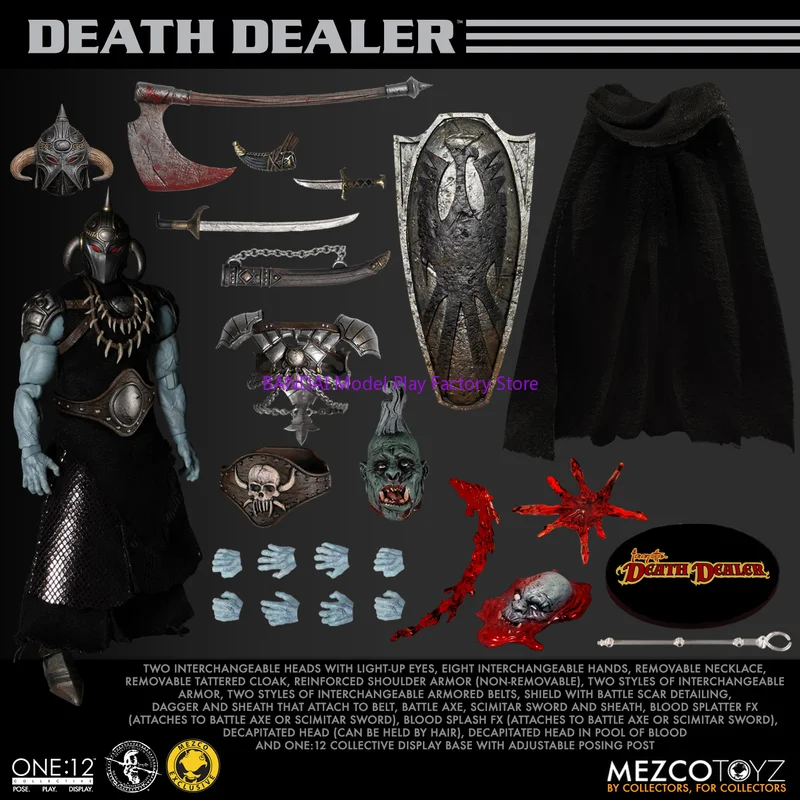 In Stock 100% Original MEZCO One:12 Collective Death Dealer Exclusive Limited Edition Figure Action Collection Model Toys
In Stock 100% Original MEZCO One:12 Collective Death Dealer Exclusive Limited Edition Figure Action Collection Model Toys