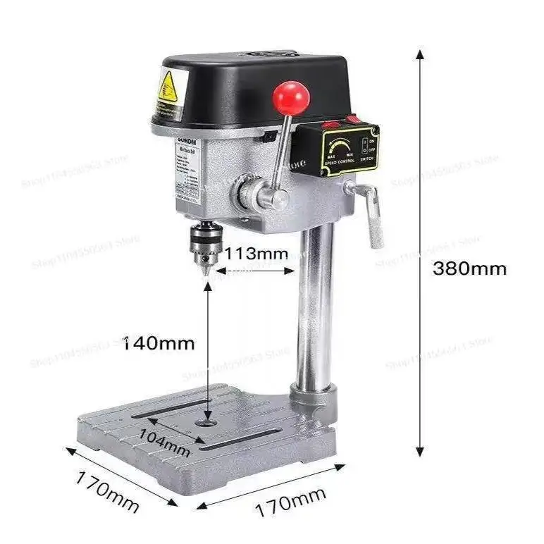 Mini mini bench drill Small table turn household multi-function drilling machine high speed precision drilling machine
Mini mini bench drill Small table turn household multi-function drilling machine high speed precision drilling machine