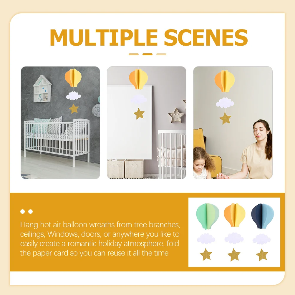 3Pcs Hot Air Balloon Decorations Hanging Nursery Kids Room Party Photo Props Ceiling Decor Hot Air Balloon Decorations
3Pcs Hot Air Balloon Decorations Hanging Nursery Kids Room Party Photo Props Ceiling Decor Hot Air Balloon Decorations
